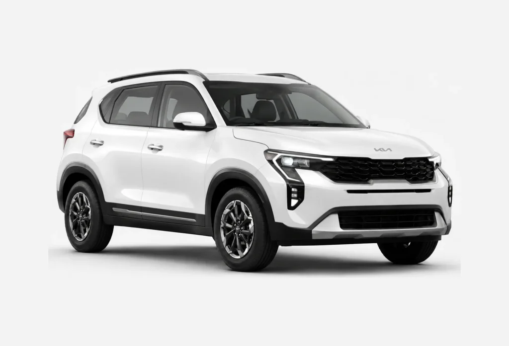 Kia Sonet Clear White