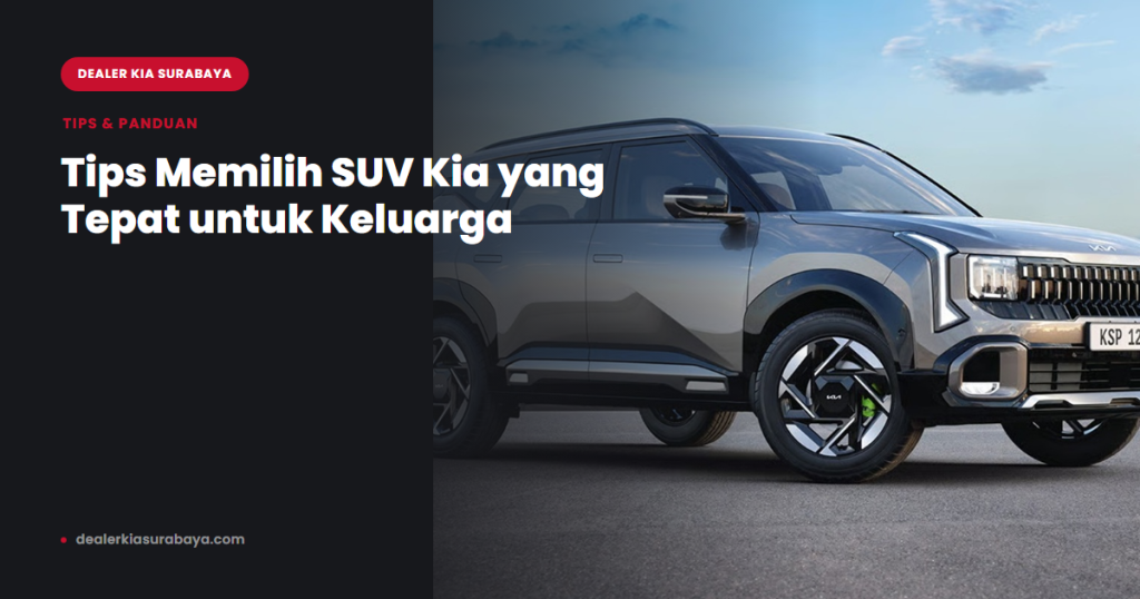 Kia Seltos, pilihan SUV keluarga dari Dealer Kia Surabaya